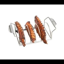 Gefu BBQ Spare Rib Halter Stainless Steel.