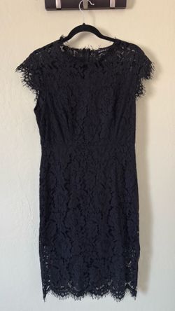 Merokeety Black Lace Sheath Dress