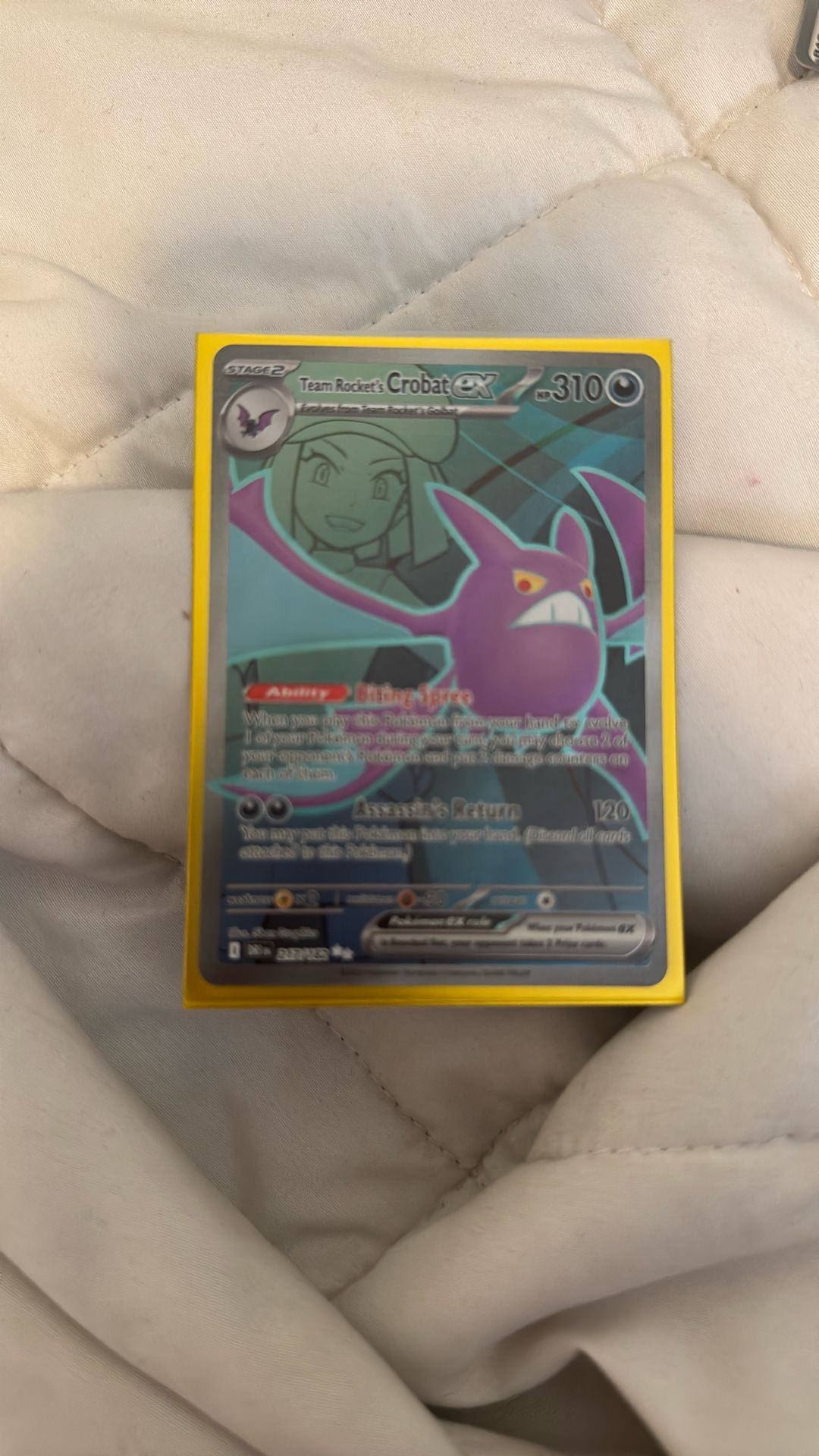 Pokémon team rocket crobat EX