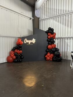 Graduation Balloons/ Backdrop