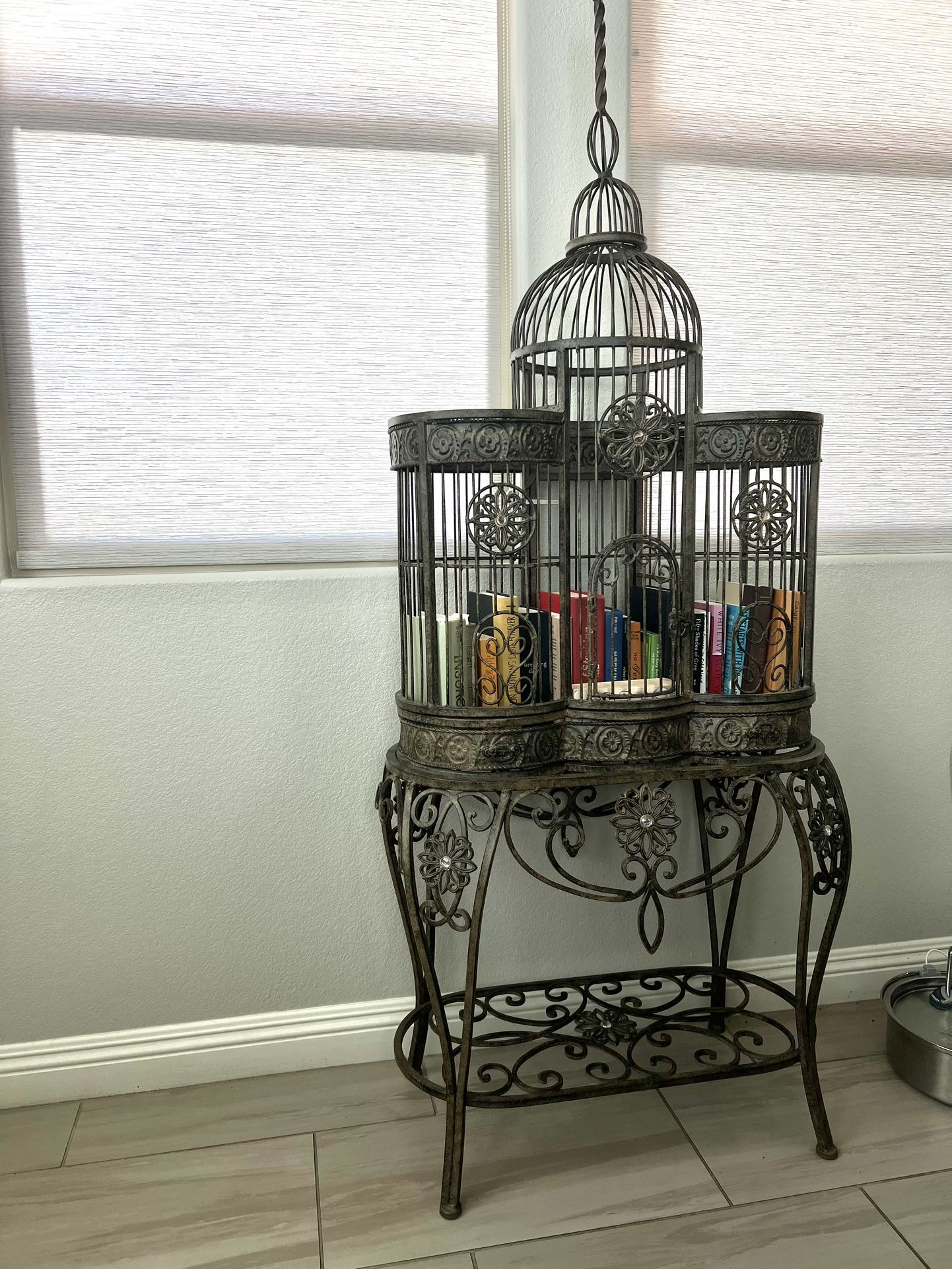 decor book bird cage