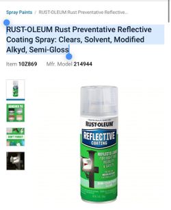 Reflective Coating Spray