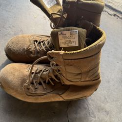 Belleville Brown Steel Toe Boots Men 7.5R