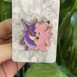 Gengar X Clefable Pokemon Pin