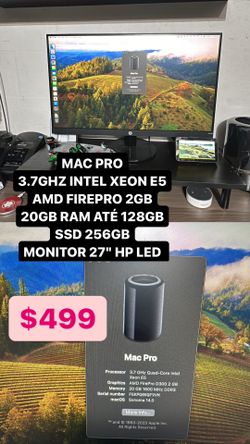 Mac Pro XEON 3.47ghz 20gb Ram.256ssd Sonoma