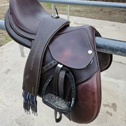 Saddle, Girth And Stirrup Leathers