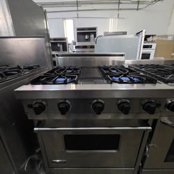 30" VIKING GAS RANGE STAINLESS STEEL 