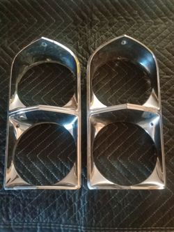 1967 Cadillac, Fleetwood, DeVille Front Headlight Bezel