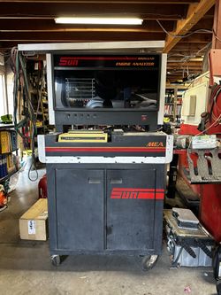 Antique Engine Analyzer With Gas Analyzer.