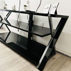 3-in-1 flat tempered glass panel stand