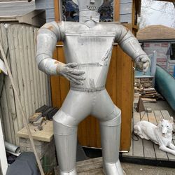 LIFE SIZE TIN MAN  VINTAGE 