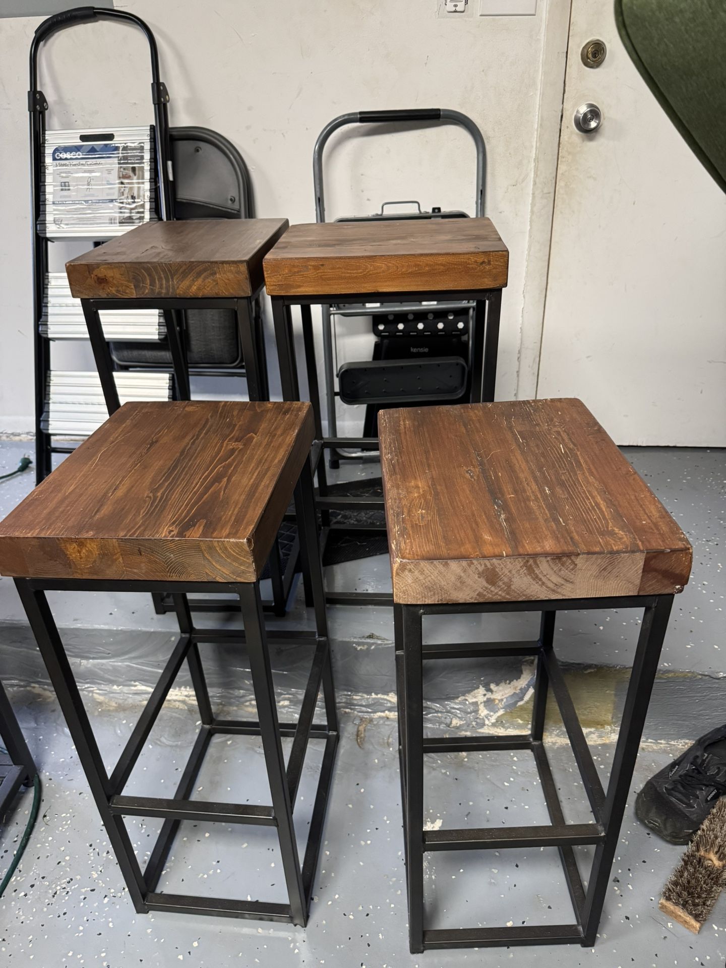 4 Stools - 30” Tall