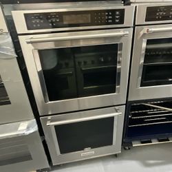 🔥 KitchenAid Stainless Steel Double Wall Oven – Like New! 🔥