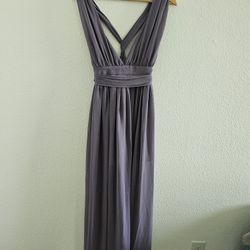 Backless Formal Dress Size M Purple
