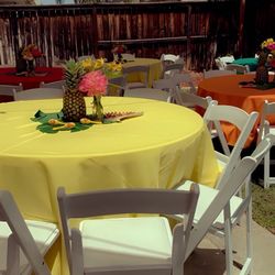 Tables/chairs/resin Chairs Available RENT