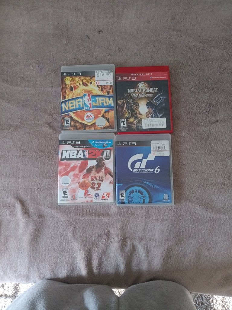 Ps3 Games All 4 For 15bdollar