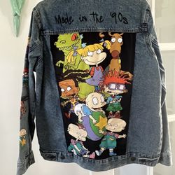 RUGRATS JEAN JACKET COAT SIZE SMALL 