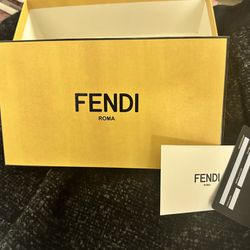 Fendi Gift Box And Certificate Of Authenticity 
