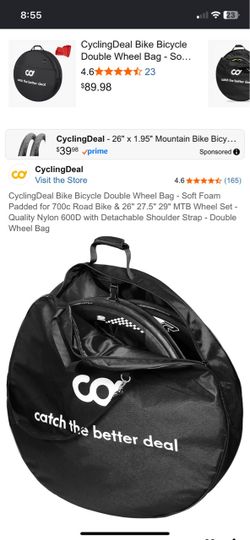CyclingDeal Double Bike Wheel Bag