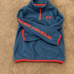 Under Armour Boys Fleece Size Xs - Loose Fit/coldgear