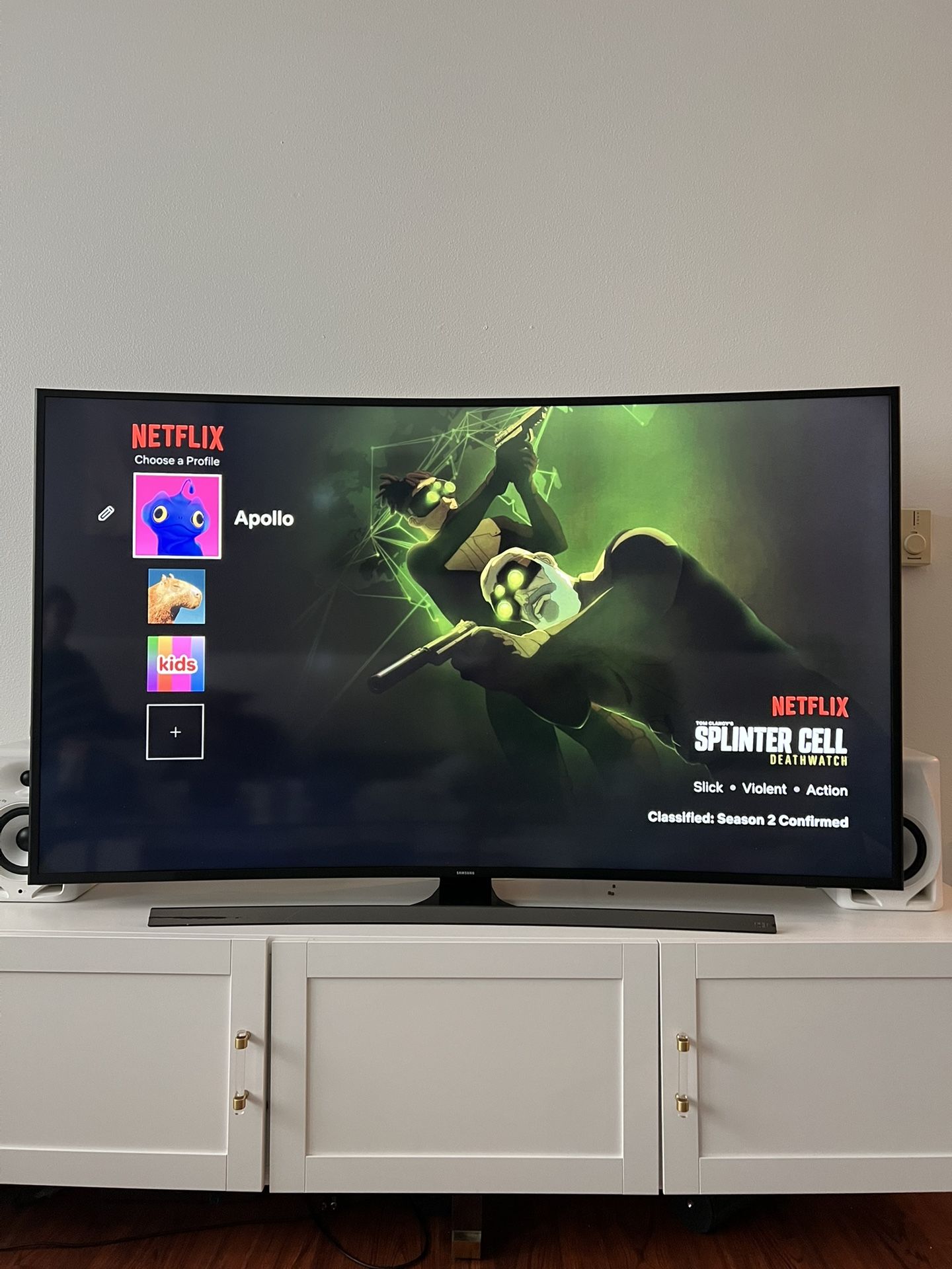 65 Inch Samsung Curved tv