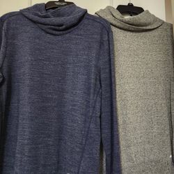 Two Women's Lightweight Sweatshirts