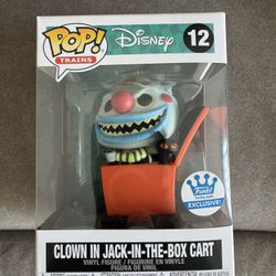 Funko Pop Clown In Jack In The Box Cart 