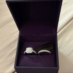 Diamond engagement/ring set