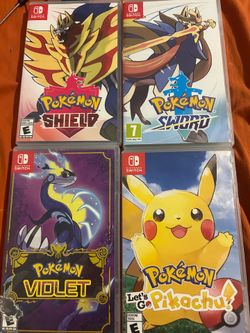 Pokemon Nintendo switch games