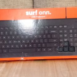 NEW Usb Keyboard W/ Mouse Attach 