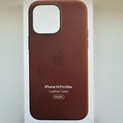 iPhone 13 14 15 pro max leather case