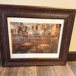 Artwork - Print - “Wine With Dinner” - Siep Bueneker - 23” X 27” Frame