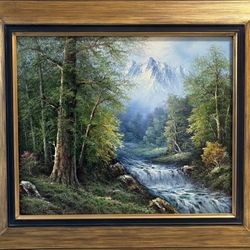 Whispers of the Mountain Stream Oil Painting 