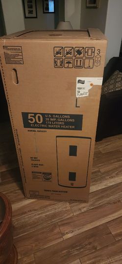 50 gl Electric water heater.