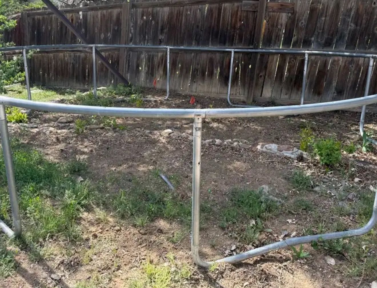 *****Scrap Metal Trampoline Frame Free*** Pending Pick Up