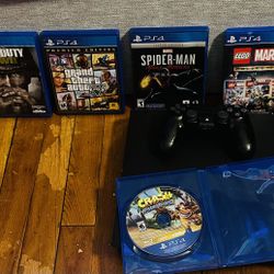 Playstation 4 comes with 8 games
