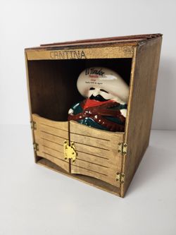 El Tirador in Wood Saloon- Porcelain  Made in Mexico