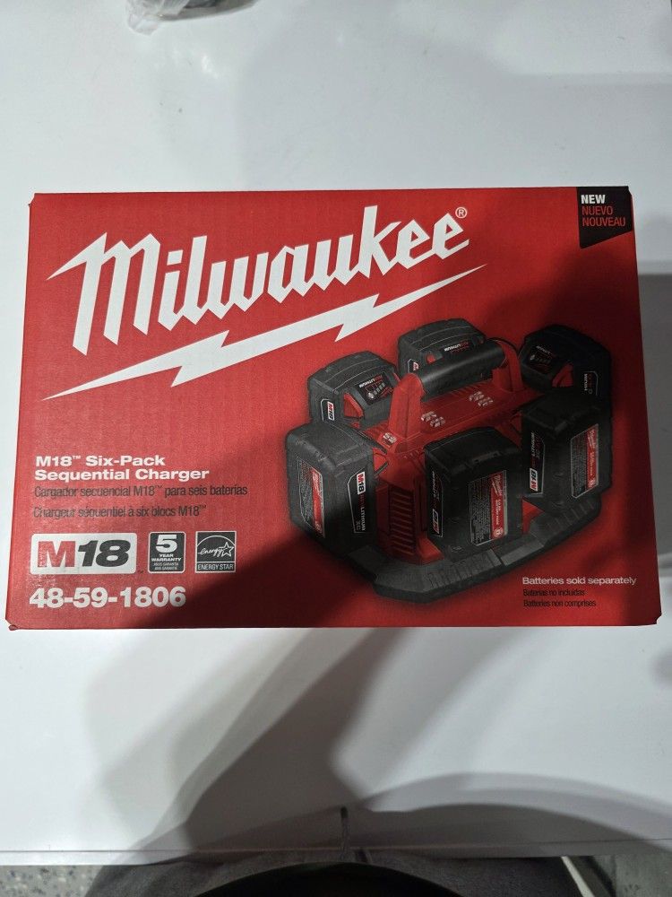 Milwaukee Six-pack Sequential Charger