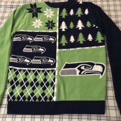 Seahawks Ugly Christmas Sweater - NEW!