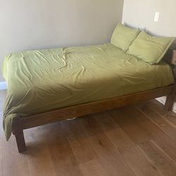 Bed Mattress With Frame  (double)