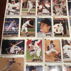 1991 Giants Team Baseball Collection Cards $1 Each Or $20 For All 