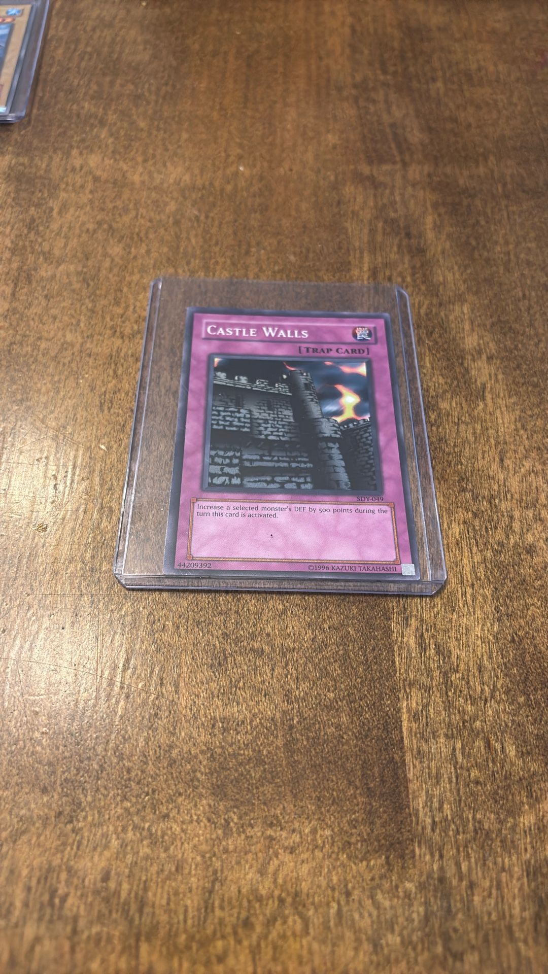 1996 Yugioh Castle Walls SDY-049