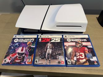 PS5 Slim Console with 3 Games