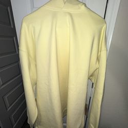 Fear Of God Essentials Relaxed Hoodie Canary Yellow Size L 