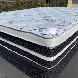 Full Orthopedic Bamboo Pillow Top Mattress!!