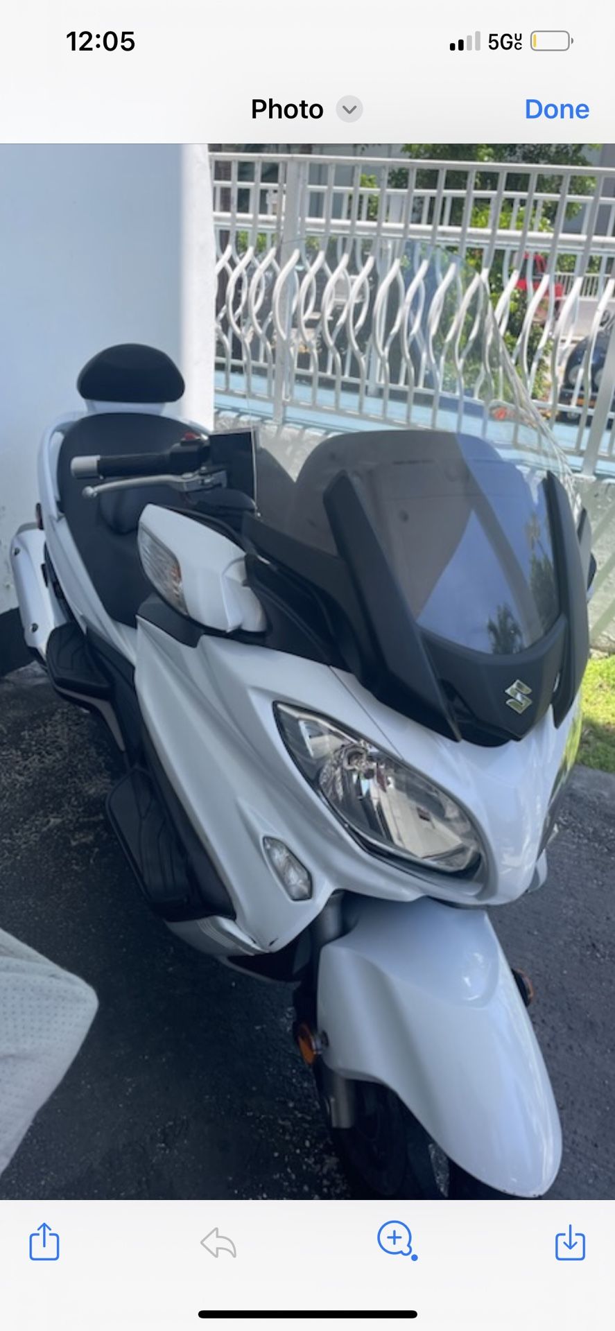 2013 Suzuki Burgman. 650