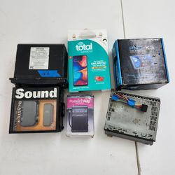 Electronics & Household items sold together as-is. One single price,Great for someone who enjoys reselling at Swap Meets or Flea Markets. Lot # 1