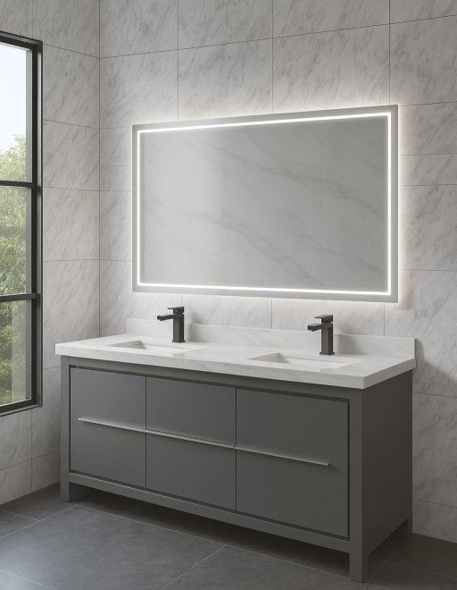 Bathroom Vanity 72"