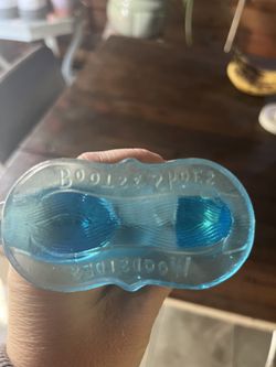 Vintage Glass Boot Vase