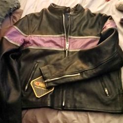 Unik Women's Leather Riding Jacket XxL
